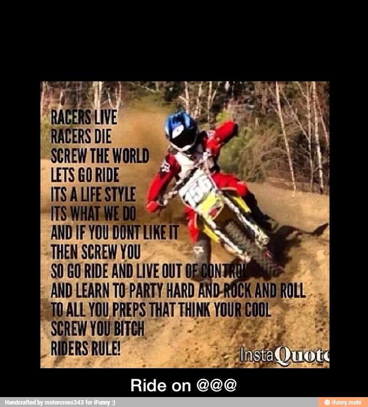 COOL"
SCREW YOU BITCH fos ie
RIDERS
LETS GORIDE
y
ETA
pus THINK YOUR! - Ride on @@@