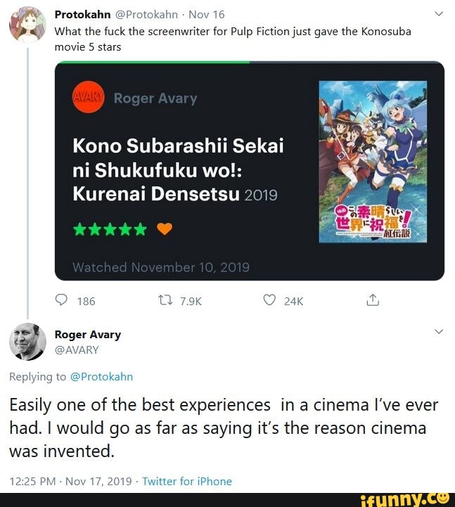 Konosuba Movie, Kono Subarashii Sekai ni Shukufuku wo! Wiki