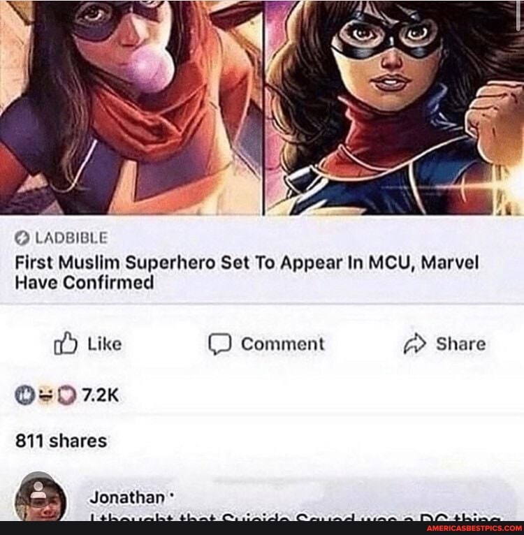 First Muslim Superhero Set To Appear In MCU, Marvel
Have Confirmed
Like Comment Share
811 shares
La Jonathan*