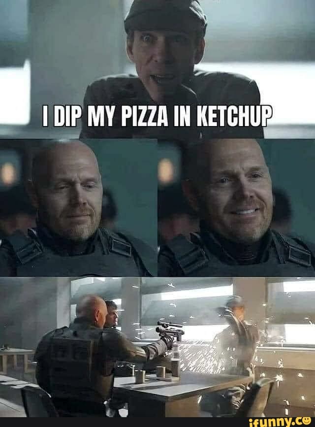 DIP MY PIZZA IN KETCHUR