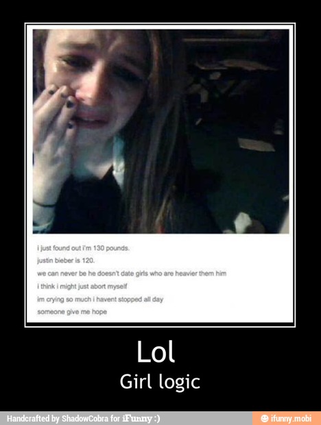 Lol
Girl logic