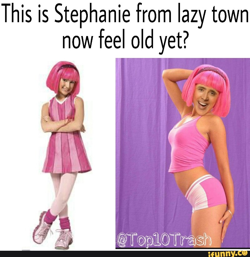 Stephanie lazy town hot
