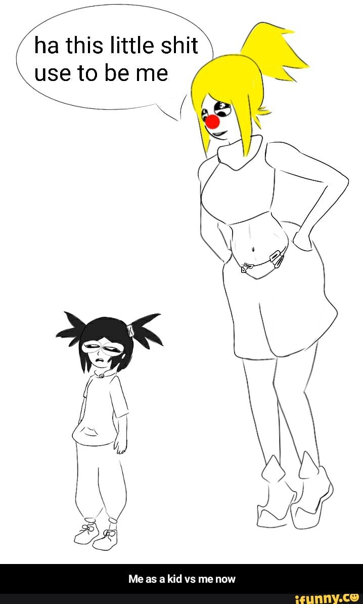 Cope à - Me as a kid vs me now