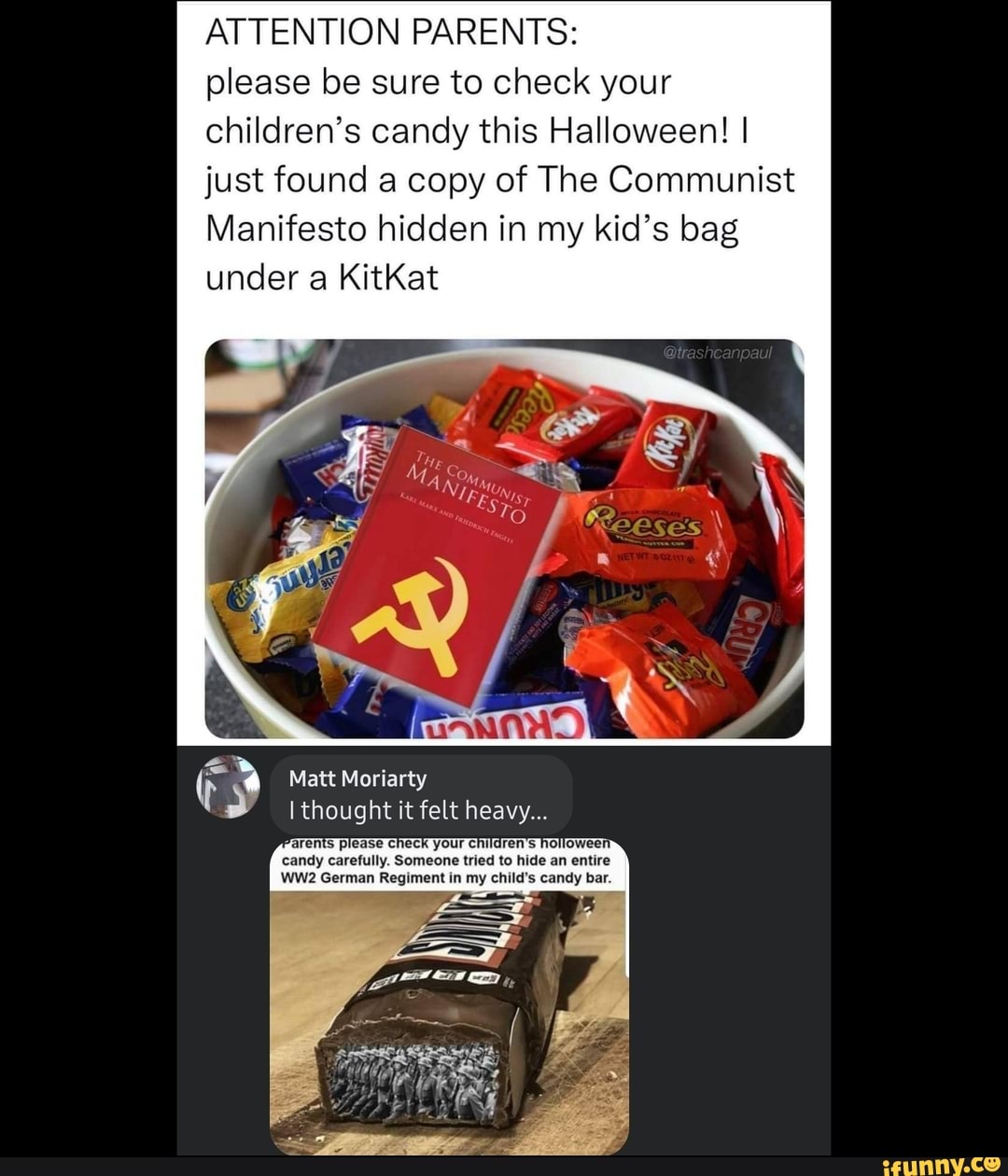 Parents - please check your children's candy this Halloween! ljust found  two Raiders tickets in my kid's bag. Be careful out there! - iFunny Brazil