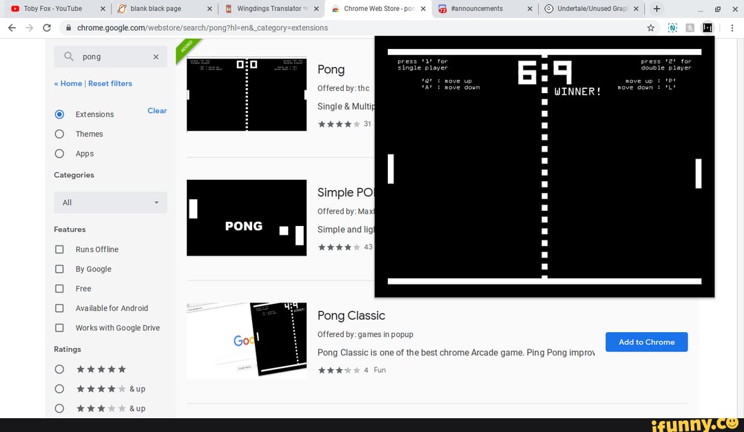 TobyFoxYouTube x I blankblackpage I Wingdings Transiator