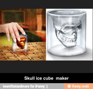 Skull ice cube maker - Skull ice cube maker