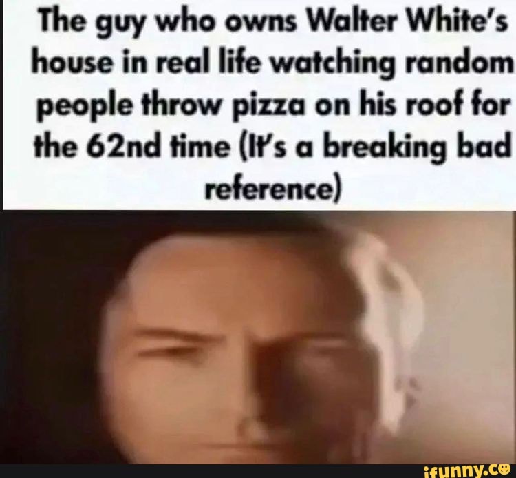 The guy who owns Walter White's house in real life watching random