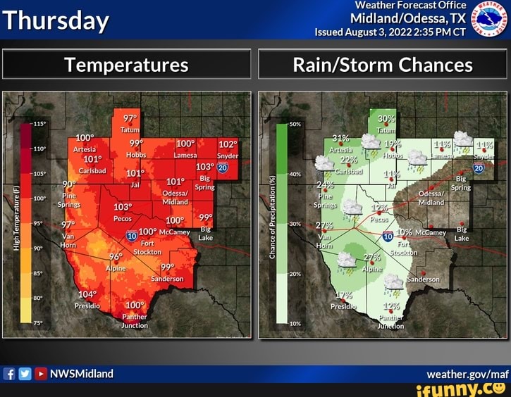 Weather Forecast Office TX Thursday Issued August 3, 2022 PM CT