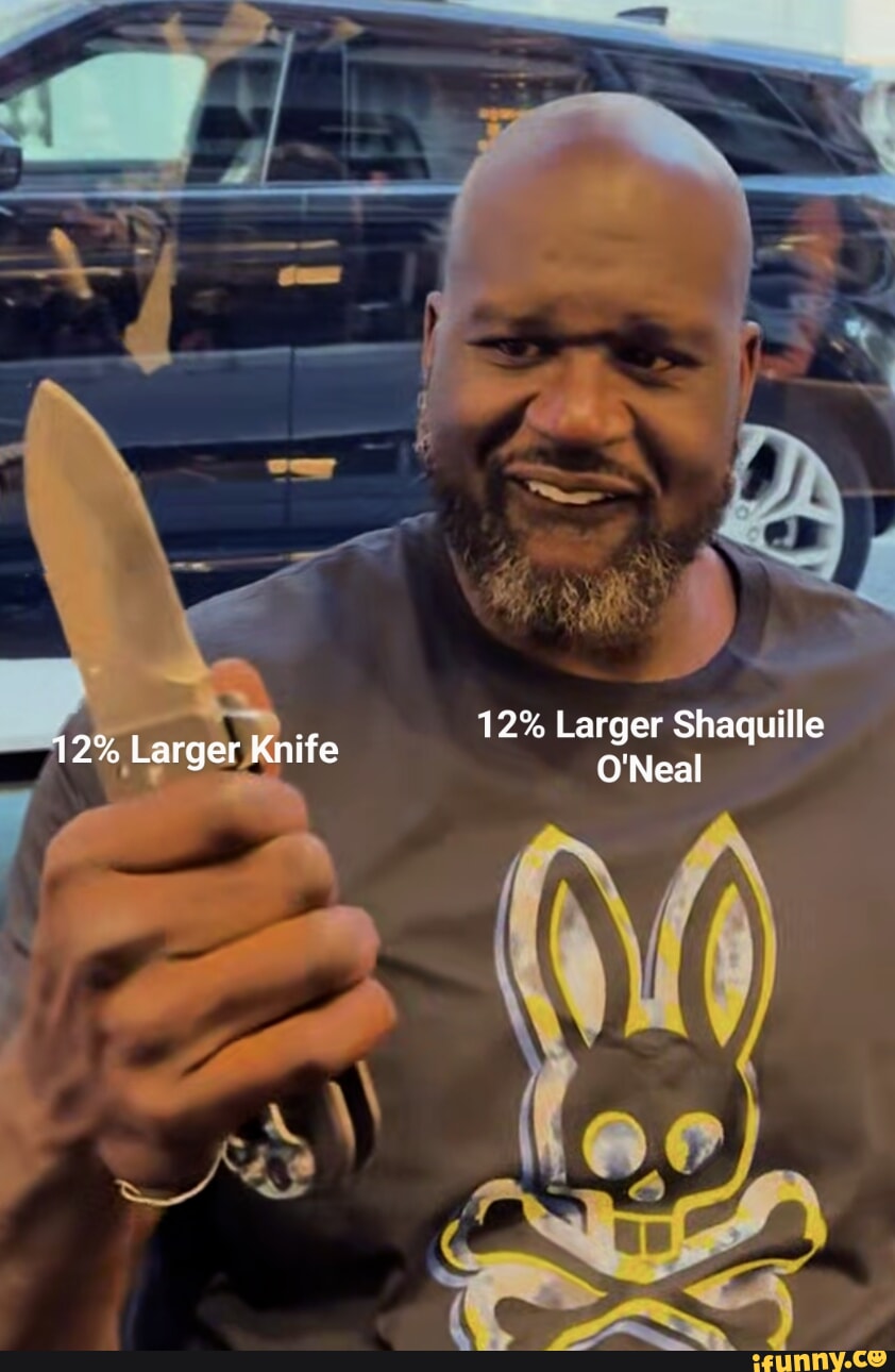 Blatant knife Vs shaq knife #fyp #foryou #knife