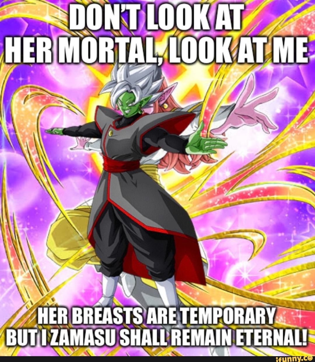 Fusionzamasu Memes. Best Collection Of Funny Fusionzamasu Pictures On ...