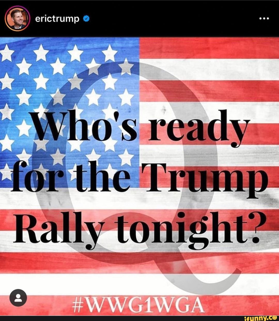 Rally tonight?
