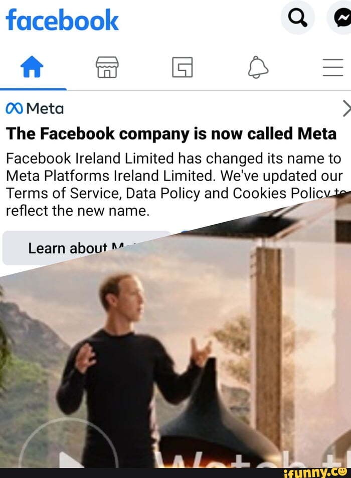 The Facebook Company Is Now Meta