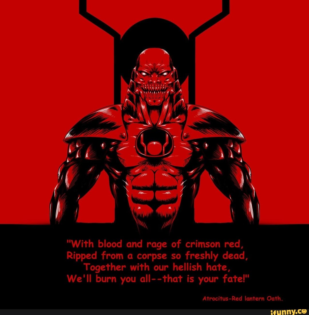 Red Lantern Oath Wallpaper
