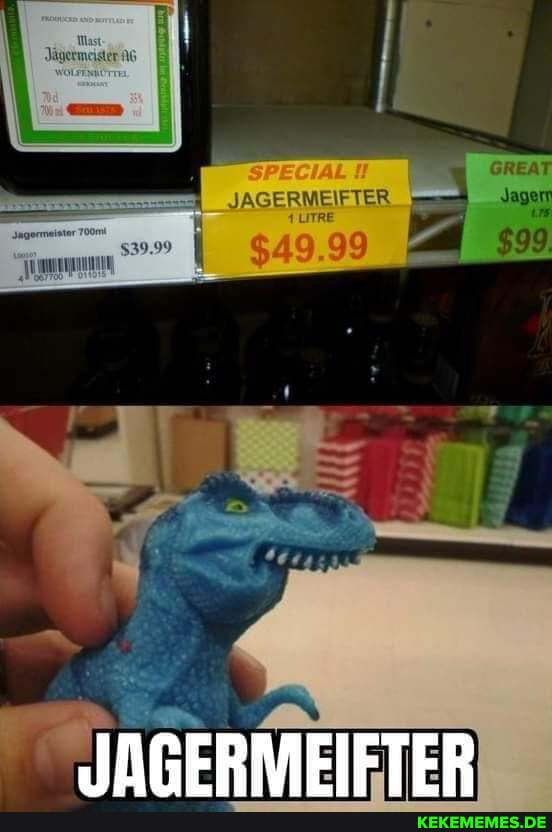 Jagokmater aG
JAGERMEIFTER
LITRE