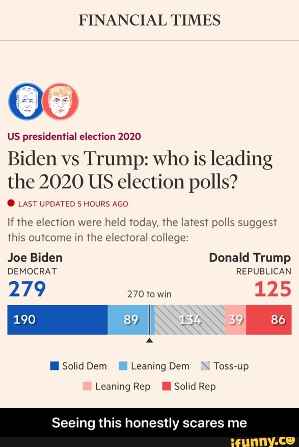 FINANCIAL TIMES US Presidential Election 2020 Biden Vs Trump: Who Is ...