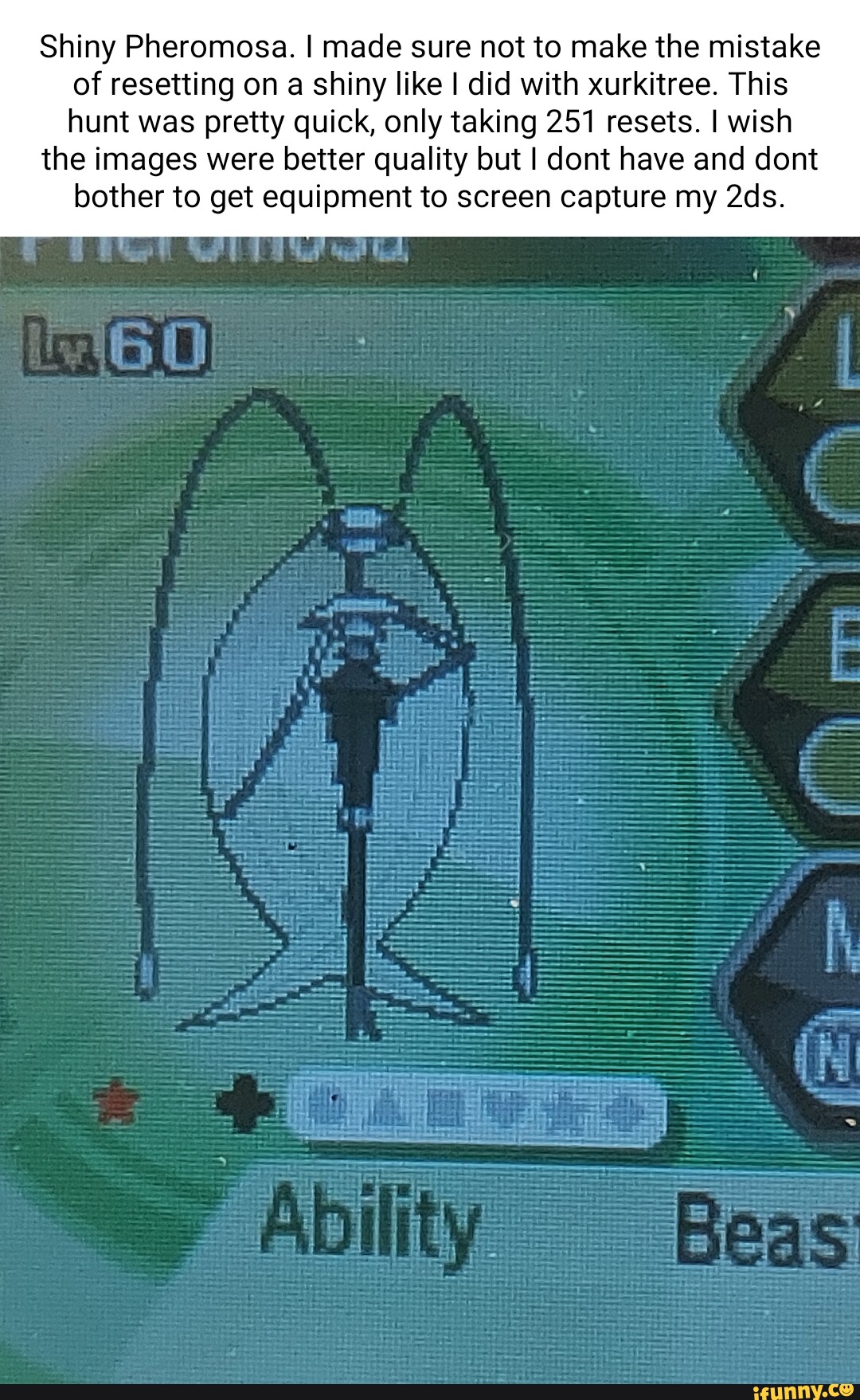 A cool little fact for my fellow Pokemon fans! Some entomologists out in  Singapore recently discovered a new species of cockroach and named it after  our very own Ultra beast, Pheromosa! Article