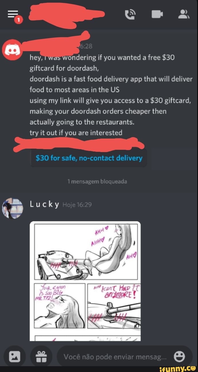 hey, was wondering if you wanted a free $30 giftcard for doordash,
doordash is a fast food delivery app that will deliver food to most areas in the US
using my link will give you access to a $30 giftcard, making your doordash orders cheaper then actually going to the restaurants.
try it out if you are interested
$30 for safe, no contact del very
Lucky
