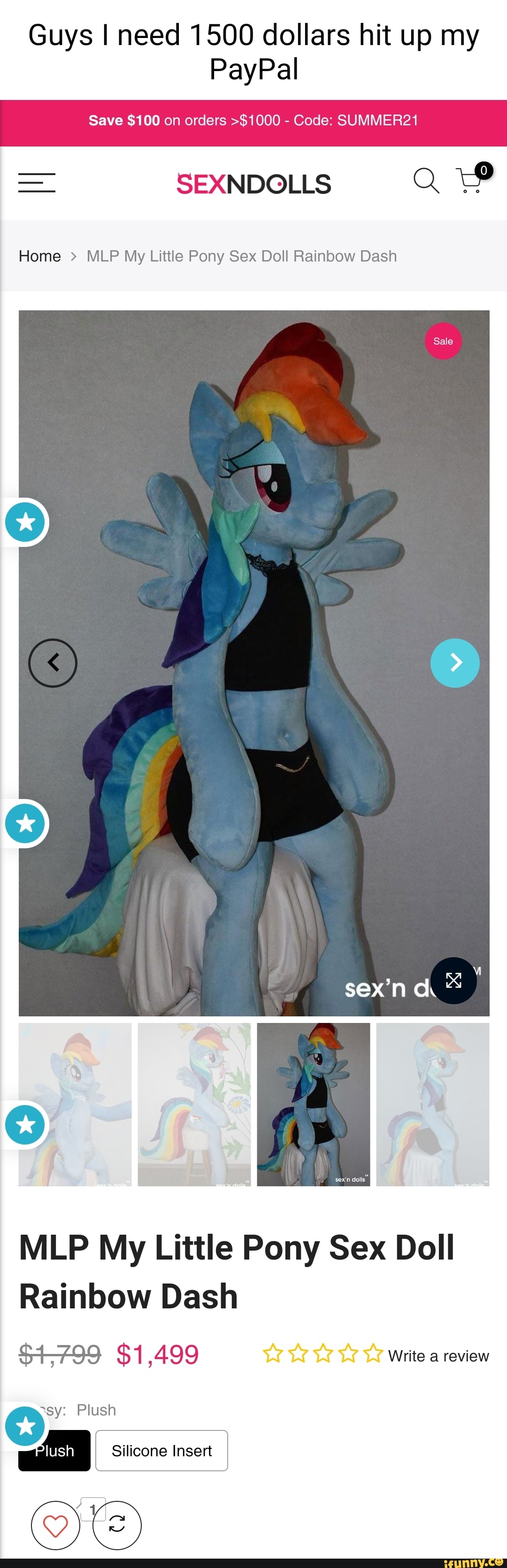 mlp sex dolls MLP Furry Sex Doll Fluttershy + Plush Pussy 130cm ❤️ Sex 'n Dolls main image 0