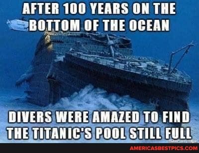 AFTER 100 YEARS ON THE BOTTOM OF THE OCEAN
GHERS WERE AMAZED TQ FIND
TOF Nol @ reg