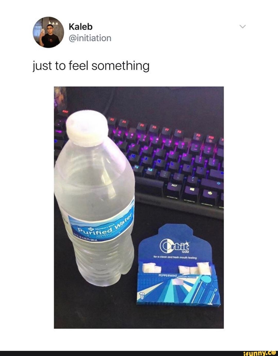 something just to feel