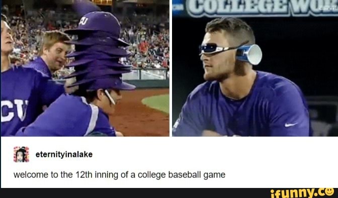welcome to the 12th inning of a college baseball game