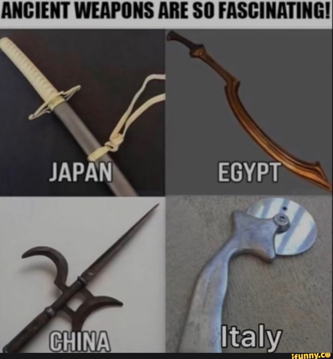 ANCIENT WEAPONS ARE SO FASCINATING!