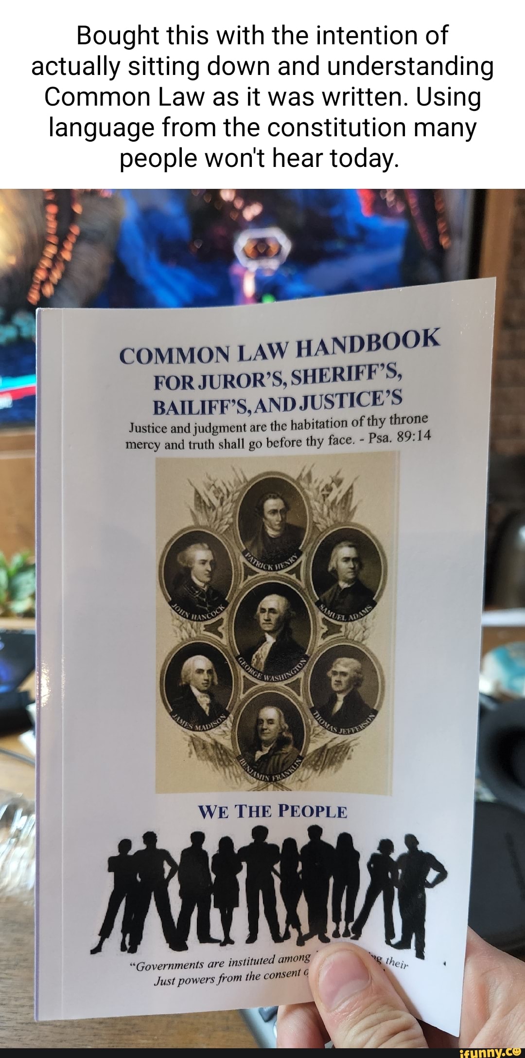 Bailiff's Common Law Handbook: For Juror's and Justice's Sheriff's 
