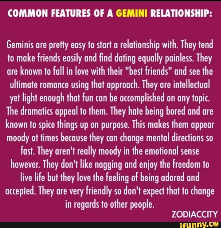 What are Gemini girlfriends like?