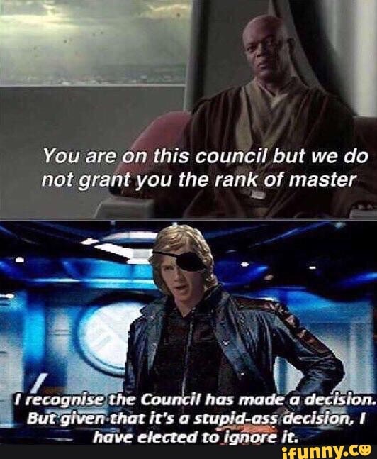 But We Do Not Grant You The Rank Of Master