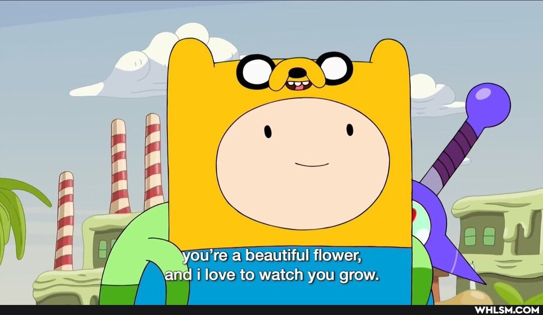 you're a beautiful flower, and i love to watch you grow.
