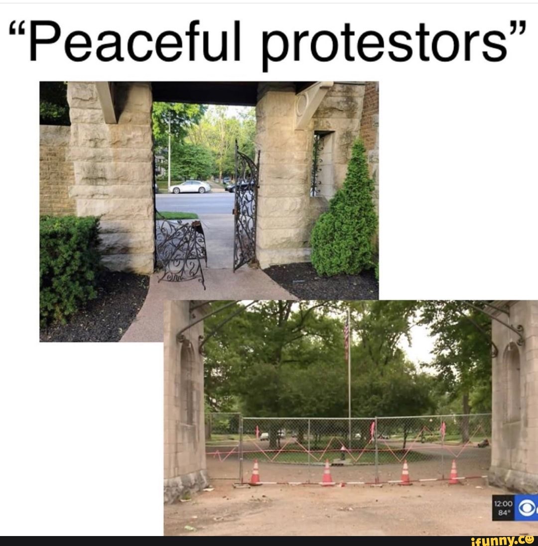 Peace protestors'