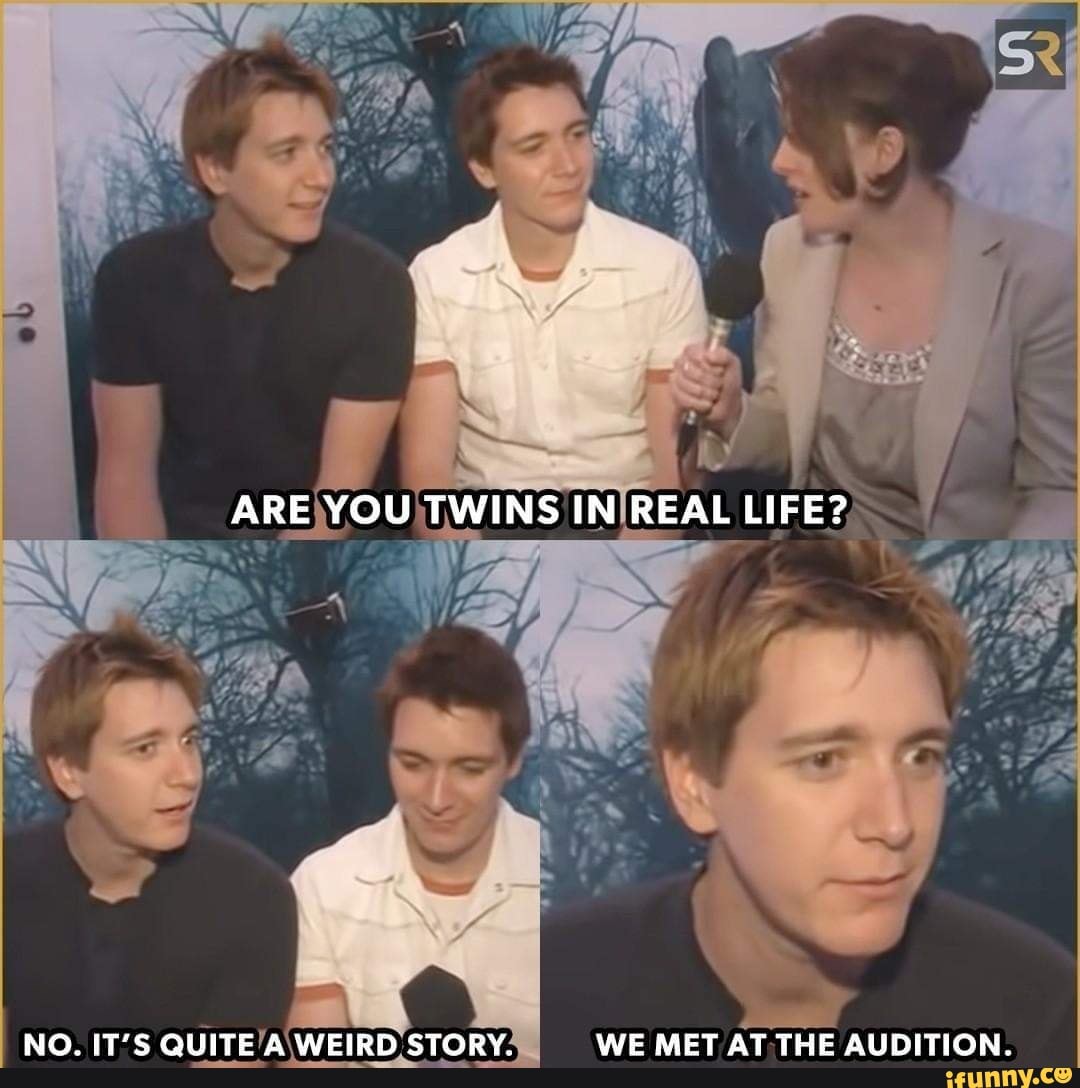 Are You Twins In Real Life No It S Quite A Weird Story We Met At The