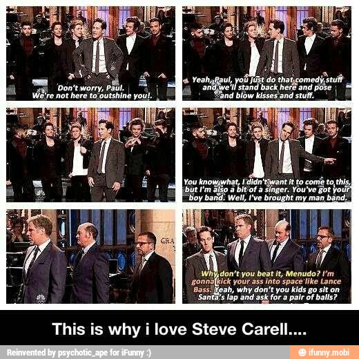 for a pair of balls?
This is why i love Steve Carell.
'Santa's lap and ask