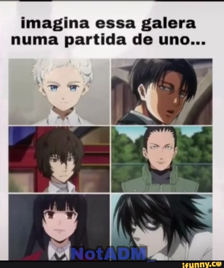 imagina essa galera numa partida de uno...