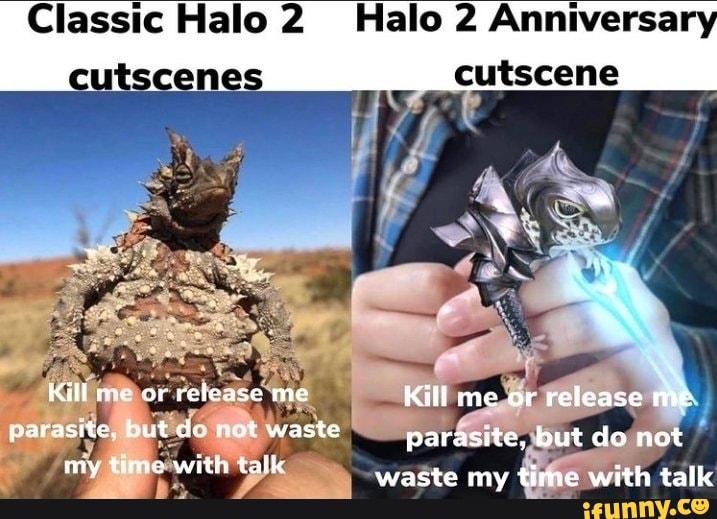 Classic Halo Halo Anniversary cutscene Kill or release me Kill me 
