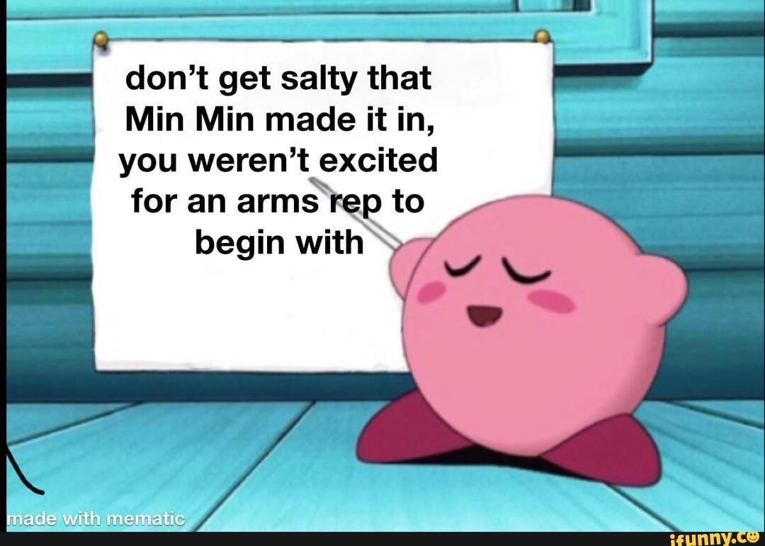 you weren't excited for an arms\ rep to begin with