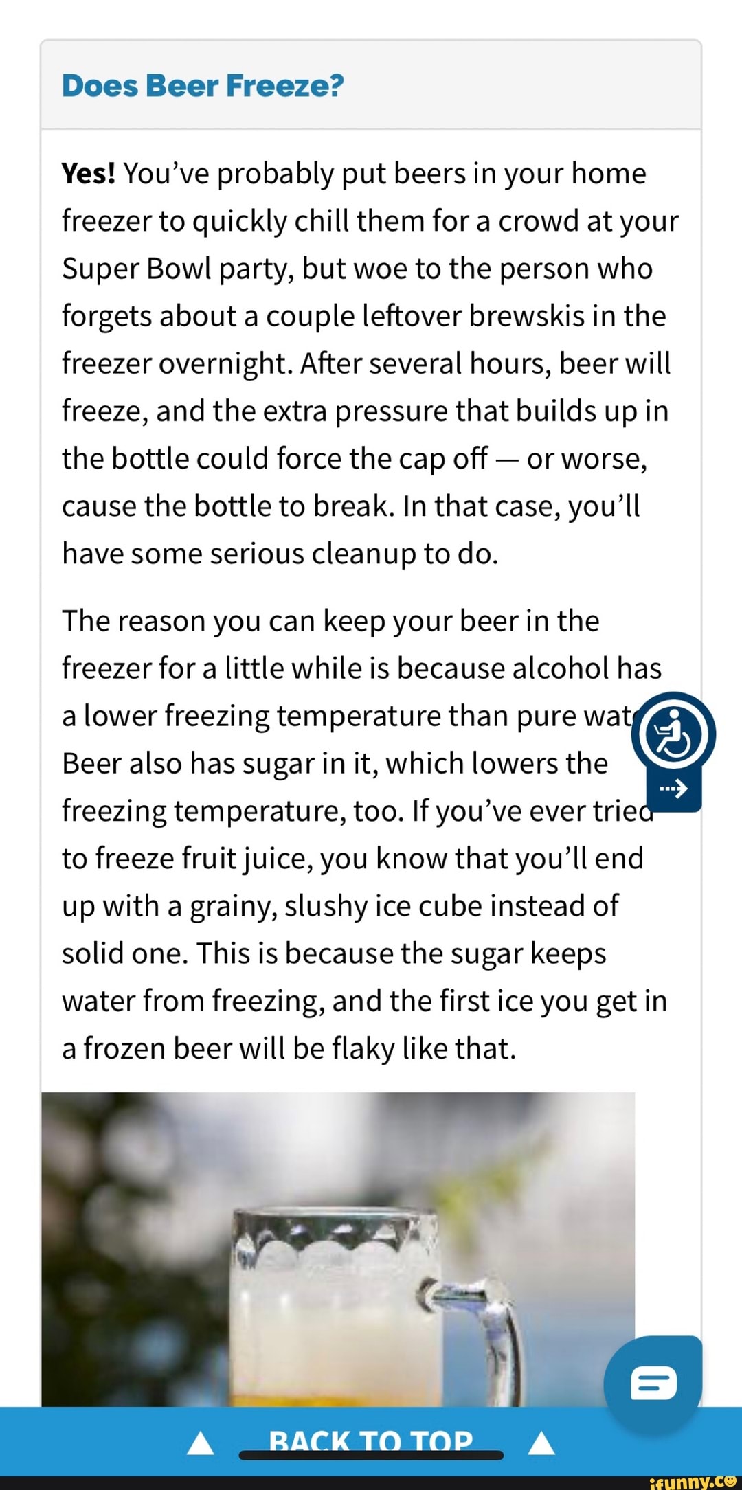 Yes! You've probably put beers in your home freezer to quickly chill