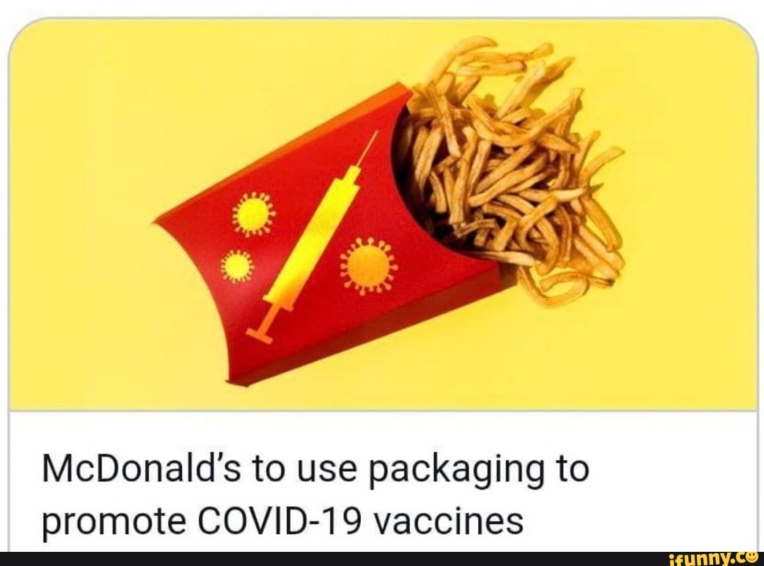 McDonald's to use packaging to promote COVID-19 vaccines