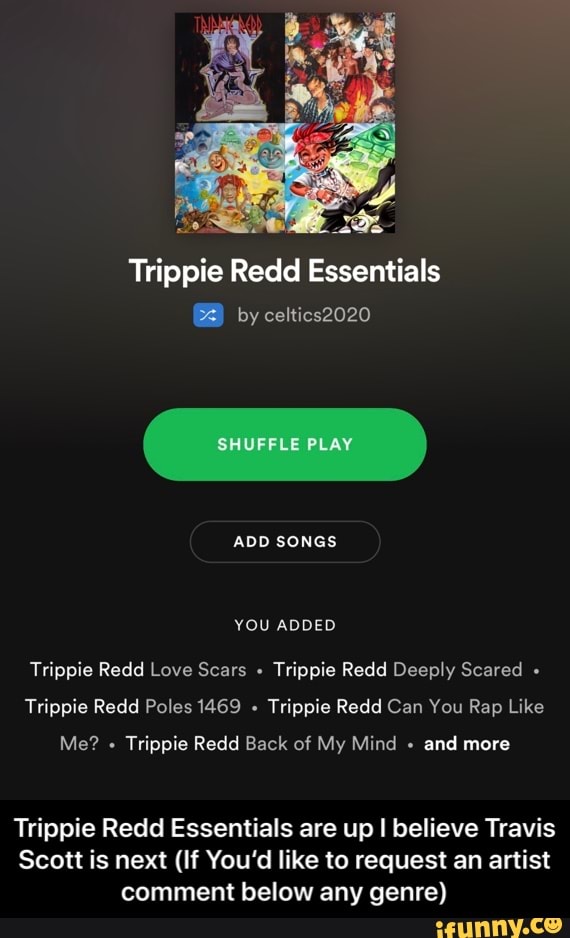 Trippie Redd Essentials . by Trippie Redd Love Scars . Redd Deeply Scared Trippie Redd Poles1469