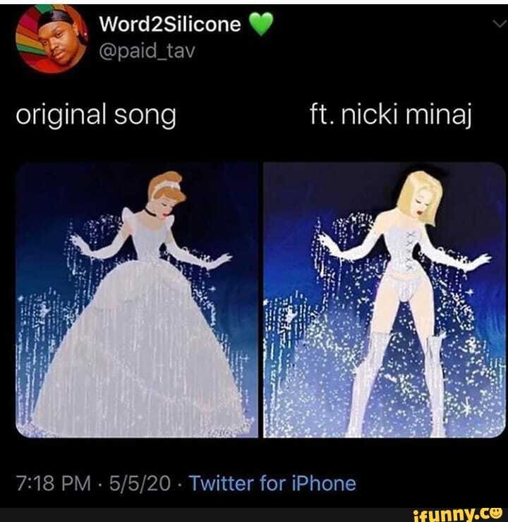 original song ft. nicki minaj
PM - - Twitter for iPhone