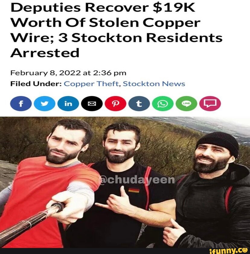 Deputies Recover Worth Of Stolen Copper Wire; 3 Stockton Residents ...