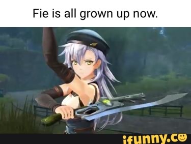 Fie is all grown up now.
