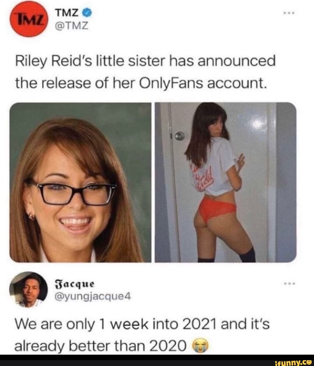 Riley ried only fans.