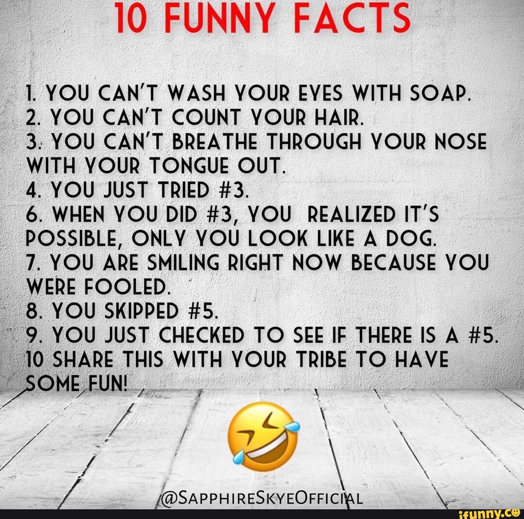 10-funny-facts-1-you-can-t-wash-your-eves-with-soap-2-you-can-t