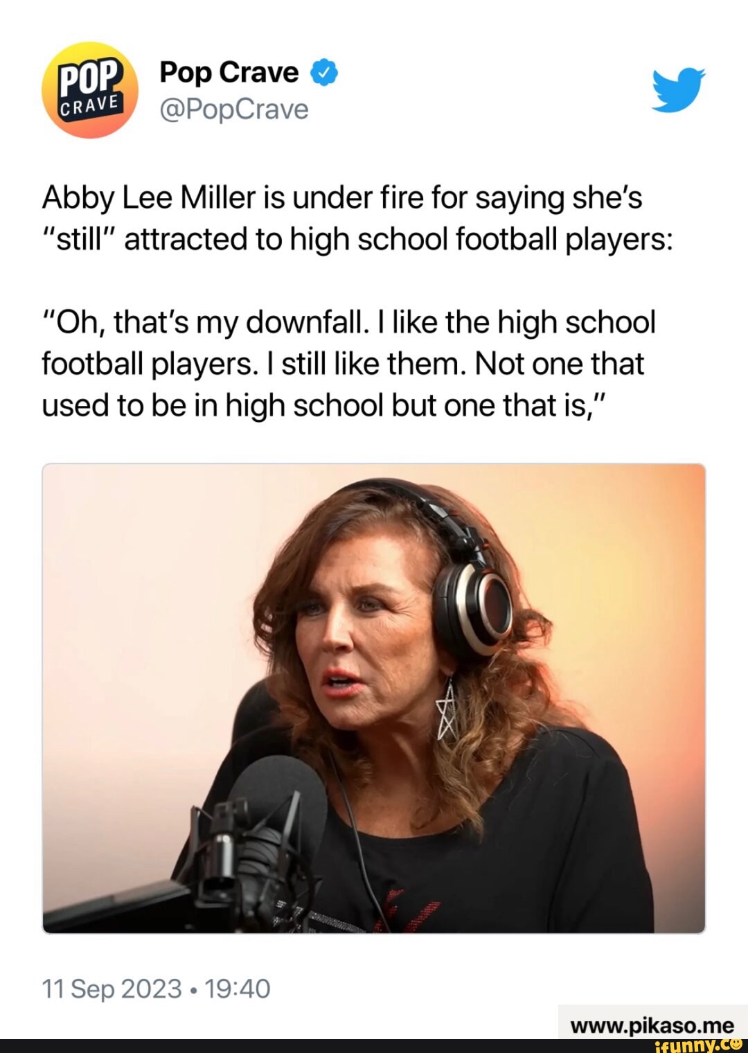 Abby Lee Miller says she's still into high school football players