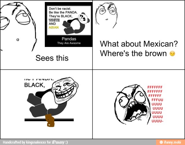 What about Mexican?
Where's the brown ©