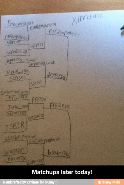 Matchups later today!