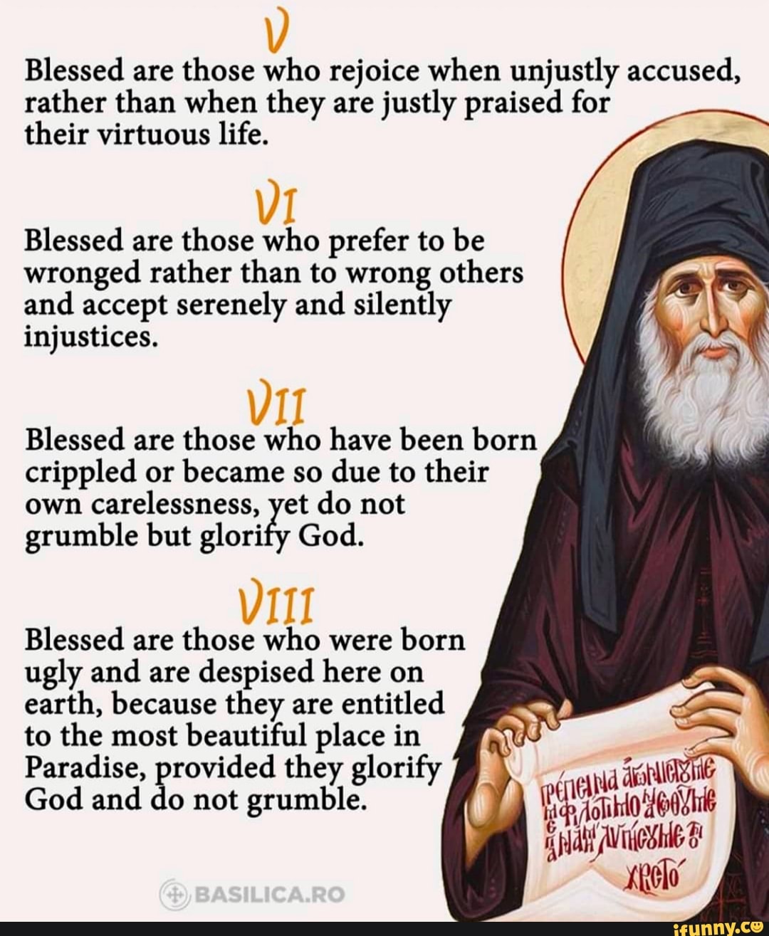 Blessed are those who rejoice when unjustly accused, rather than when ...