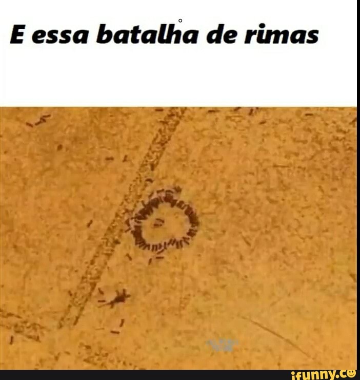 E essa batalha de rimas