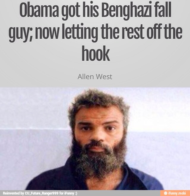 Obama got his Benghazi fall
guy; now letting the rest off the
hook
Allen West